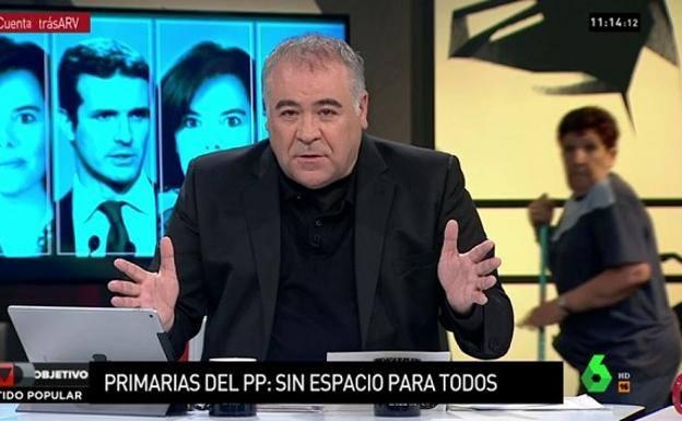 Una limpiadora se cuela en directo en 'Al Rojo Vivo'