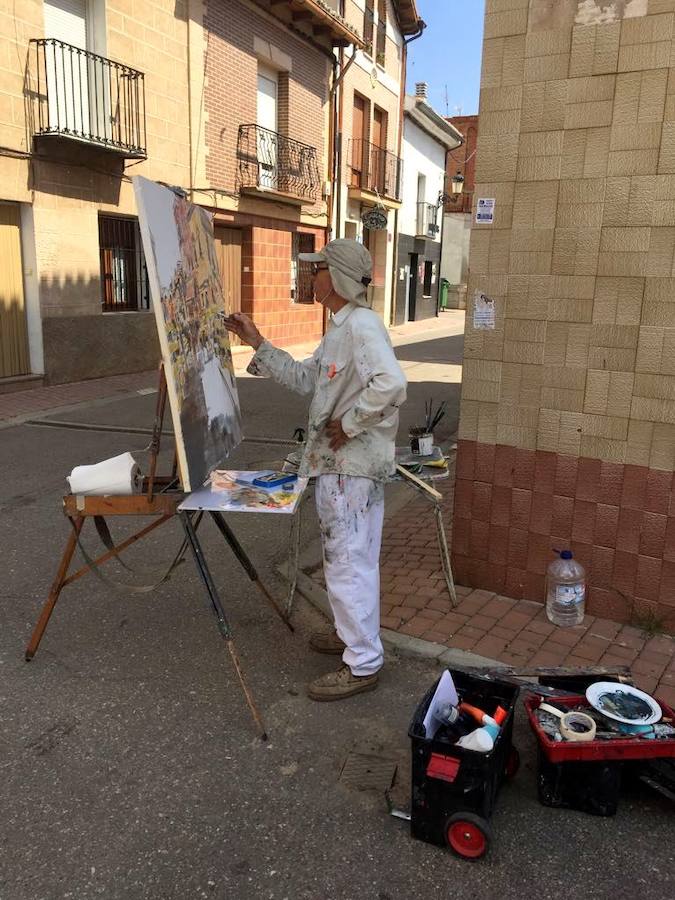 Certamen de pintura rápida en Torquemada