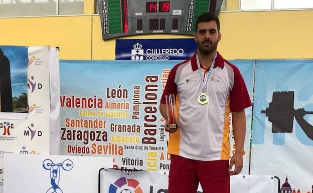 Juan Lama se proclama campeón de España de halterofilia en más de 105 kg