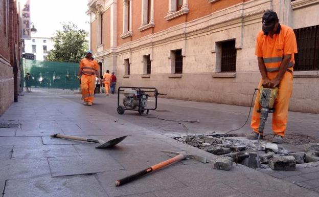 La salida del aparcamiento de la Plaza Mayor de Valladolid volverá a la calle Jesús el viernes
