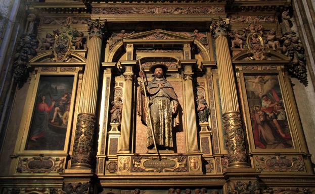 El Santiago peregrino que vino de Génova