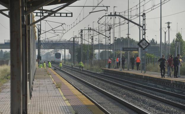 Fallece una persona al ser arrollada por un tren en el apeadero de la Universidad de Valladolid
