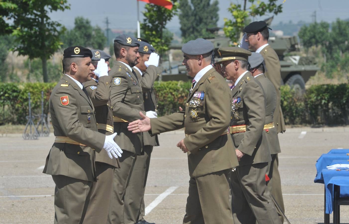 La base militar El Empecinado de Santovenia celebra la festividad de Santiago Apóstol
