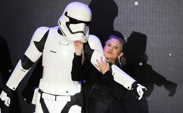 Carrie Fisher aparecerá en el episodio IX de 'Star Wars' con metraje no usado