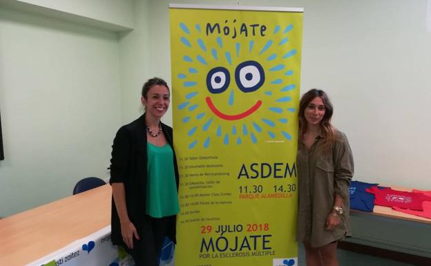 La asociación Asdem celebra este domingo la campaña 'Mójate por la esclerosis'