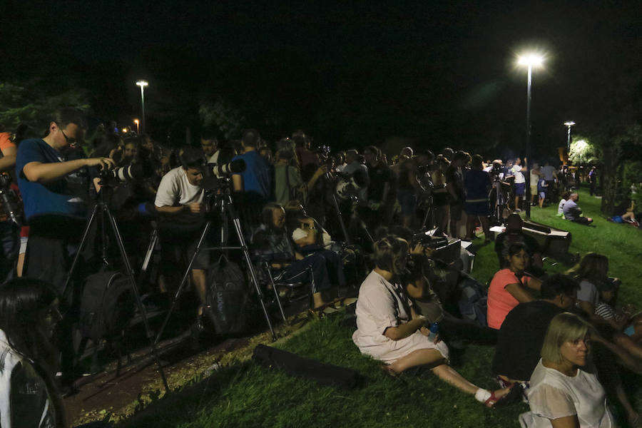Eclipse y luna de sangre en Salamanca