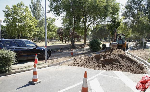La remodelación del Camino del Río de La Aldehuela finalizará en tres meses