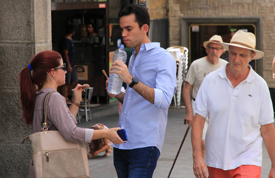 Segundo día de la ola de calor en Segovia