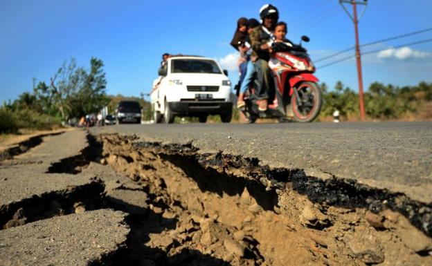 Un terremoto de magnitud 5,9 golpea la maltrecha isla indonesia de Lombok