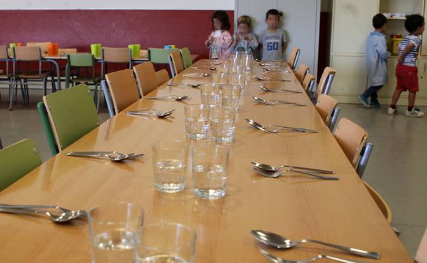 Las familias puntúan con un 8,1 el servicio de comedor escolar