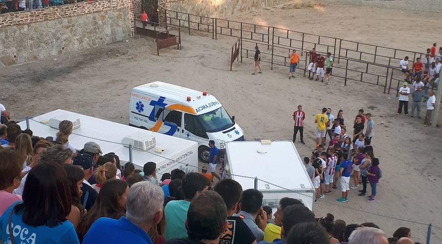 Un joven de Coca resulta herido en el toro de San Roque