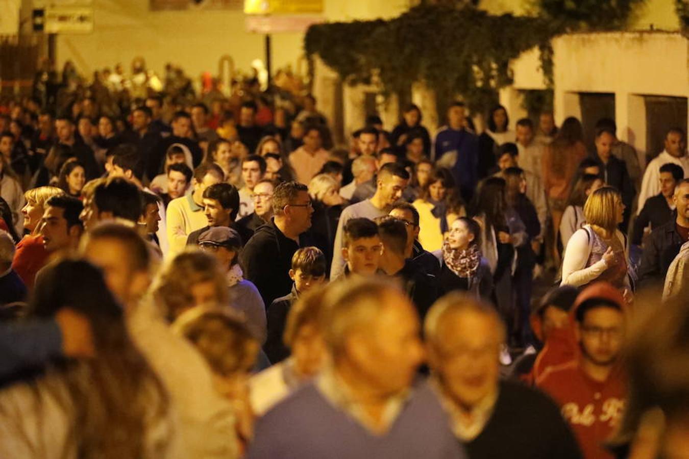 Encierro del viernes por la noche en Peñafiel
