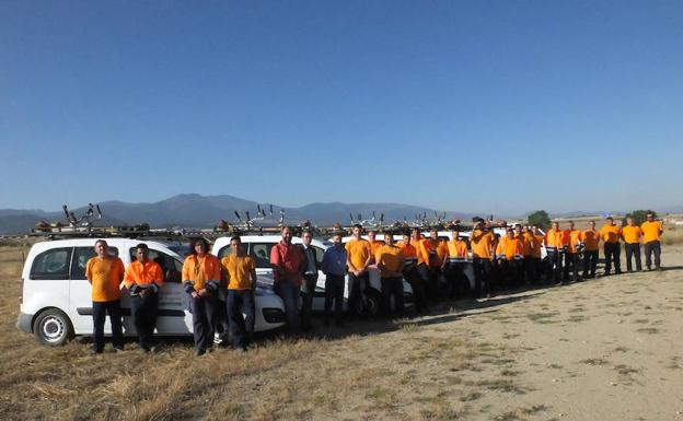 Las cuadrillas provinciales limpian 56 hectáreas en 48 pueblos de Segovia