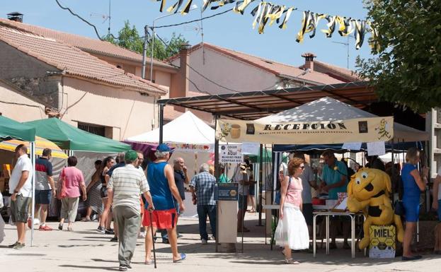 La artesanía y la miel se dan cita en Tejares de Fuentidueña