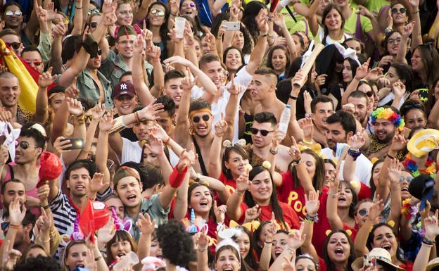 Atronador inicio de las fiestas de La Granja