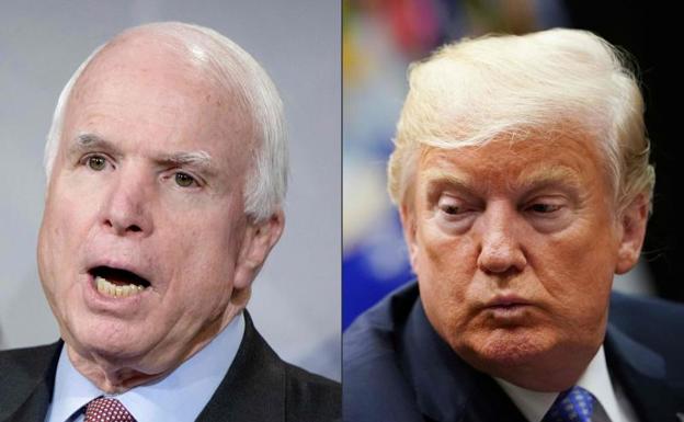 Entre McCain y Trump, un mutuo desprecio