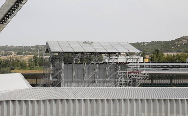 El escenario del concierto de Maluma, más alto que la Balastera