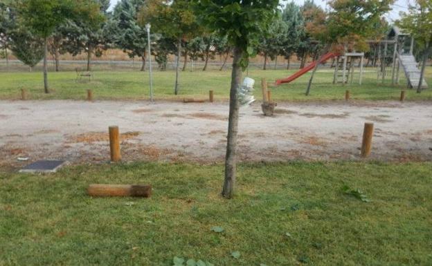 Los gamberros atacan de nuevo el parque Villa de Prado de Íscar