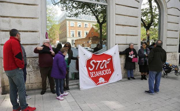 La PAH anuncia «contundentes acciones» si no logra reunirse con el Ayuntamiento de Palencia