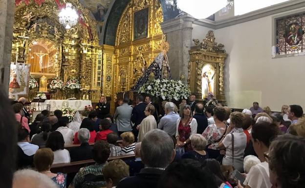 La lluvia obliga a suspender la procesión de la Virgen del Castañar