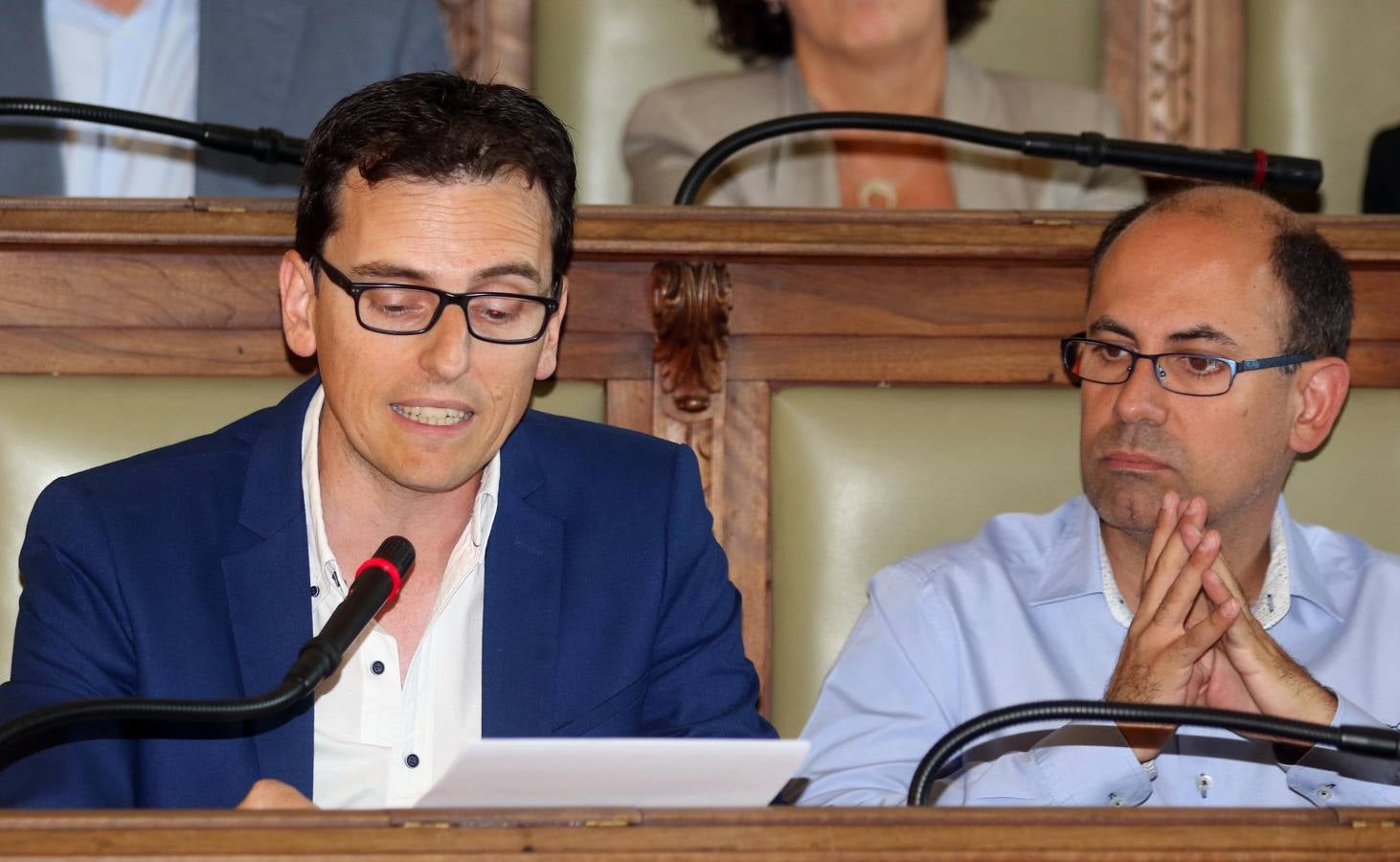 Pleno en el Ayuntamiento de Valladolid