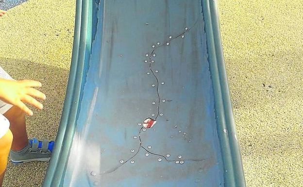 Ganemos critica el fuerte deterioro que sufren varios parques infantiles