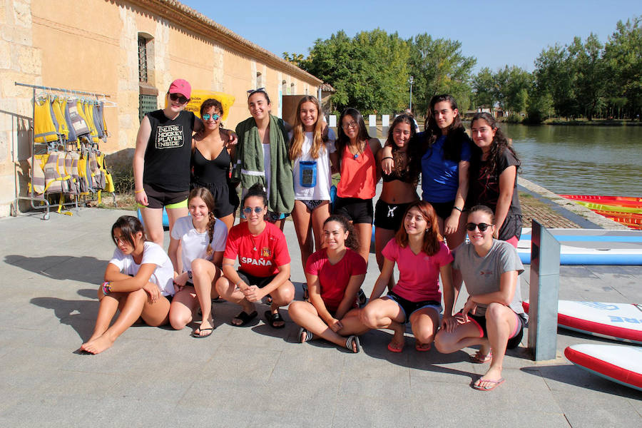 CPLV y el Rugby El Salvador, en el Canal de Castilla