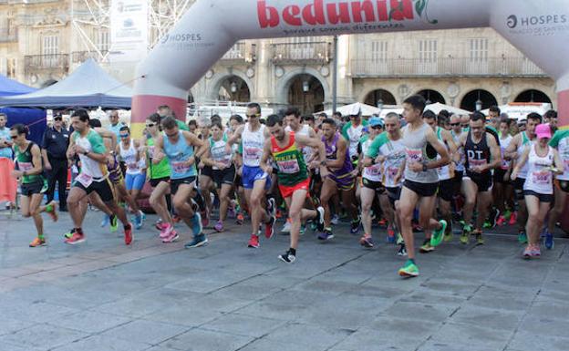 Iván Roade y Gema Martín ganan la III Carrera contra la violencia de género en Salamanca