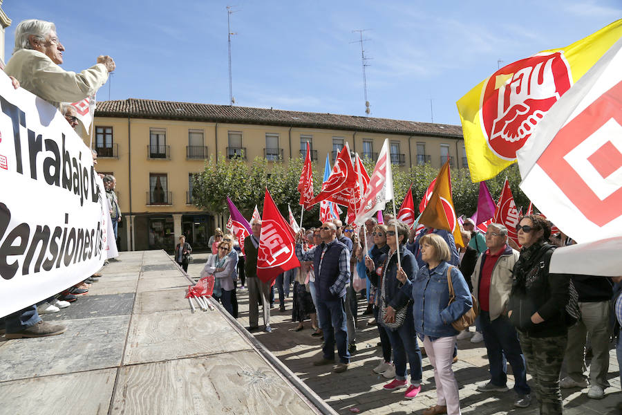 Los pensionistas se manifiestan en Palencia