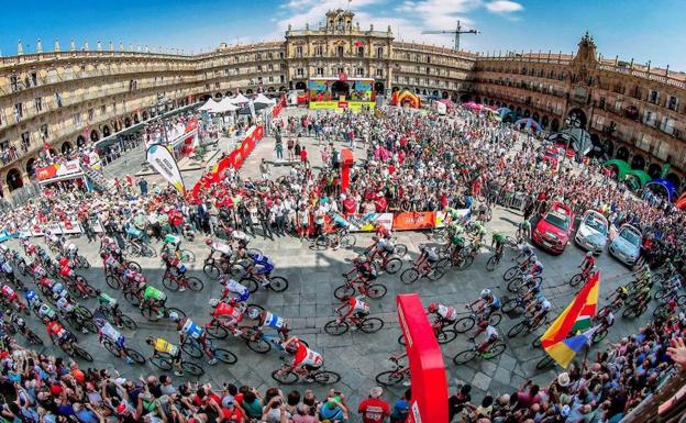 La mejor fotografía de La Vuelta a España 2018 se hizo en Salamanca