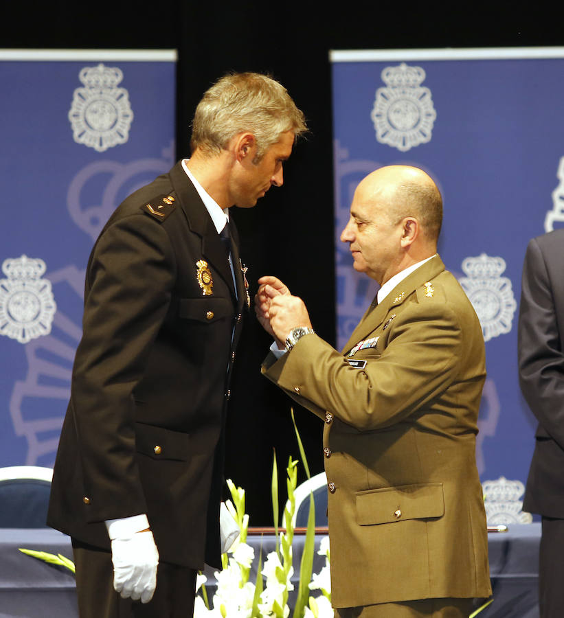 Fiesta de los Angeles Custodios de la policia nacional en Palencia