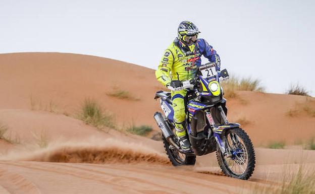 Una avería deja a Santolino fuera de la tercera etapa en el rally de Marruecos