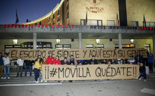 Las peñas oficiales del Salamanca CF UDS también apoyan a Movilla y piden la dimisión del presidente