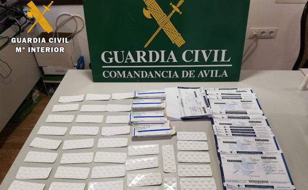 Detenidos por adquirir pastillas con recetas falsas en farmacias de Ávila para exportarlas a Marruecos