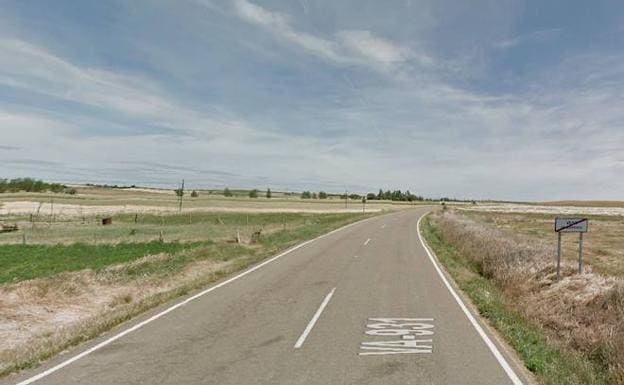 Corte por obras en la carretera de Vega de Ruiponce a Santervás