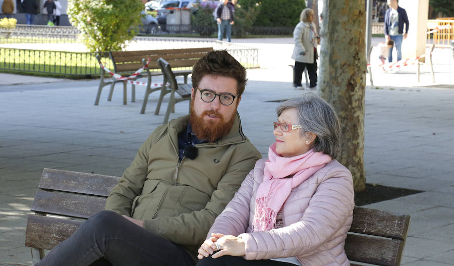 Rodaje del nuevo programa de TVE, 'Lo siguiente', en Venta de Baños
