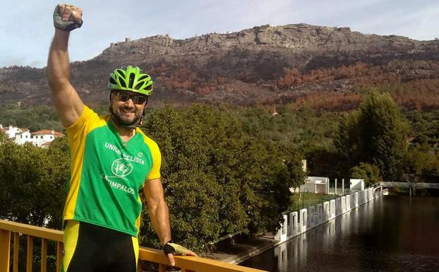 Un segoviano recorre Portugal a pedales