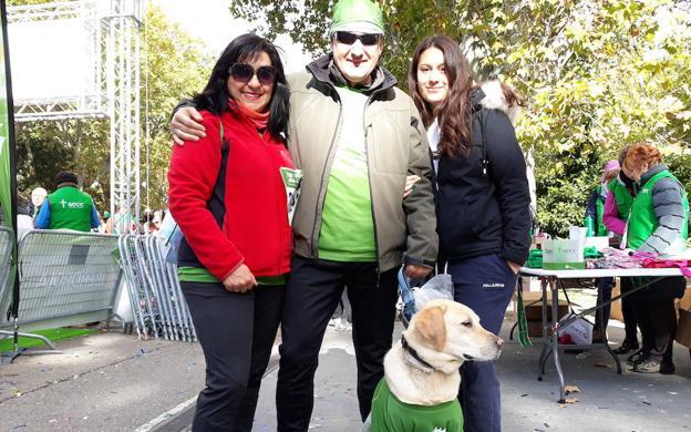 Los testimonios en la marcha contra el cáncer de Valladolid