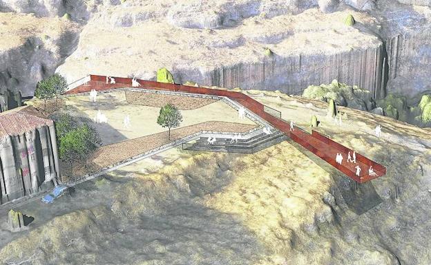 El mirador de Sepúlveda tendrá otra ubicación y será más barato
