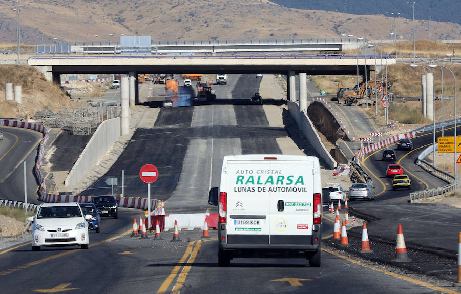 Las obras en el tramo occidental de la SG-20 concluirán en primavera