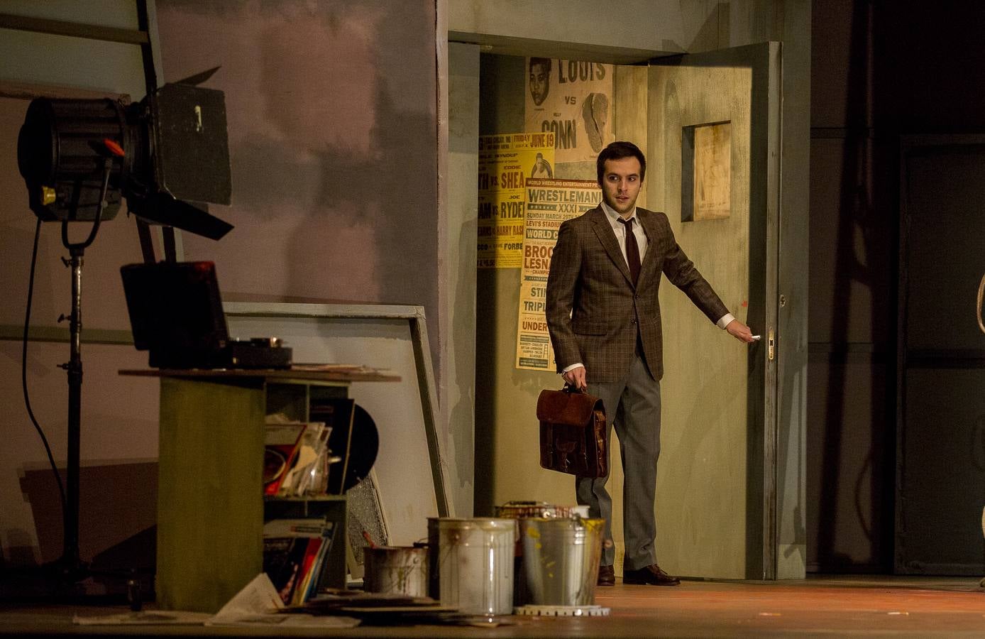 Ensayo de la obra 'Rojo' con Juan Echanove y Ricardo Gómez