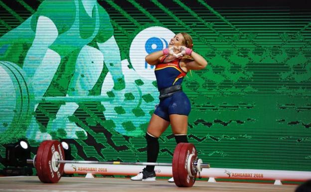 Lydia Valentín, doble campeona del mundo