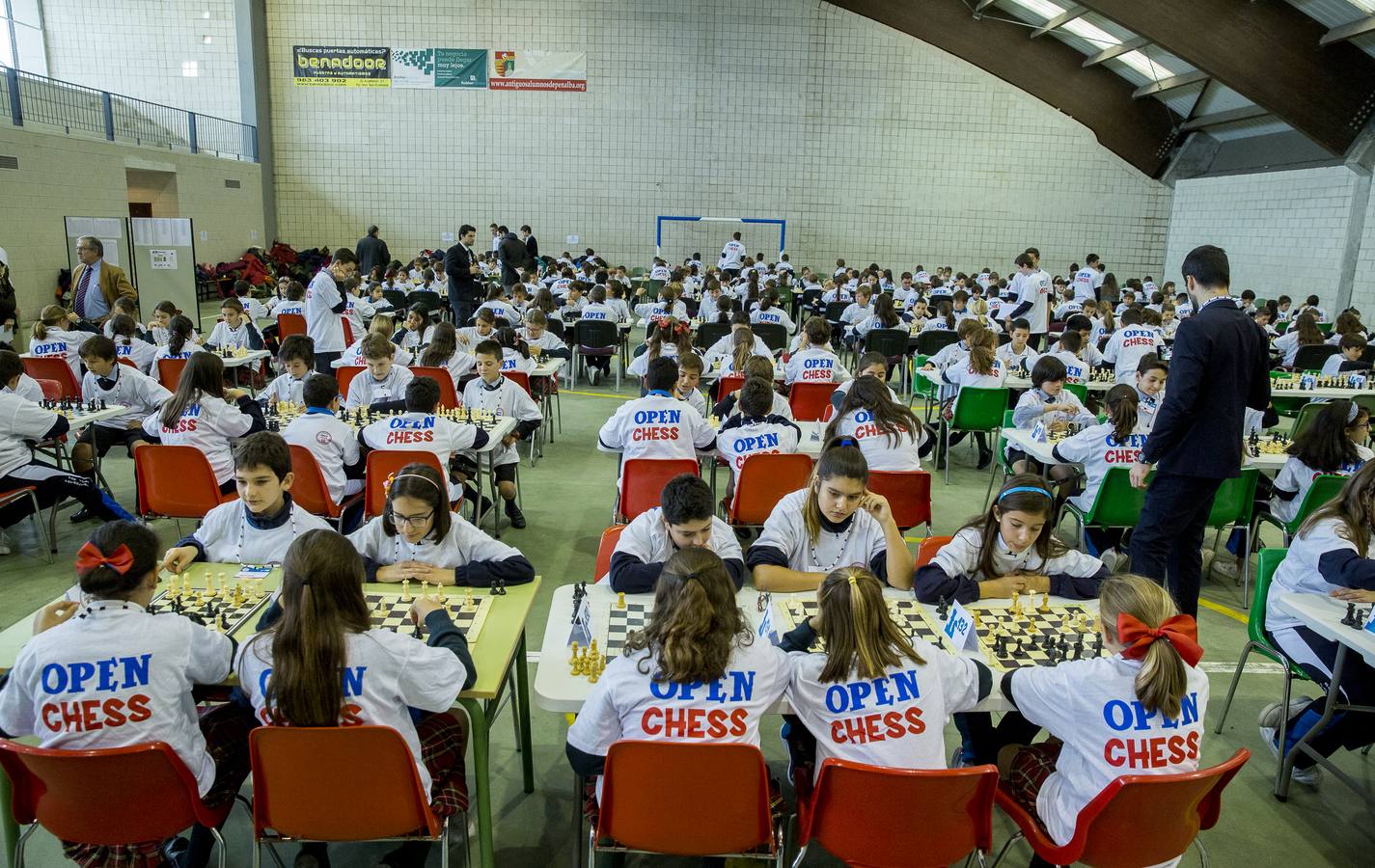 400 escolares de Valladolid participan en el torneo de ajedrez Open Chess