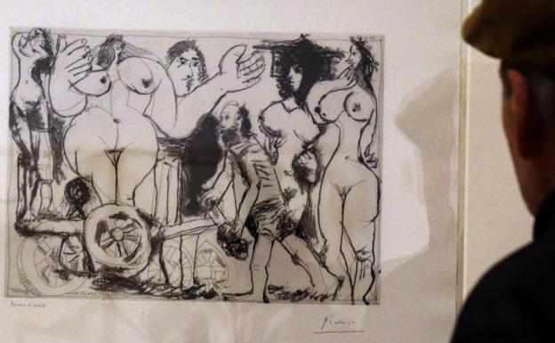 El Patio Herreriano de Valladolid acoge por primera vez en España los grabados 'Suite 347' de Picasso