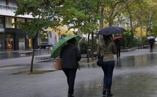 Fin de semana de lluvia en Valladolid como preludio del veranillo de San Martín