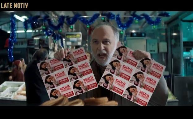 'Late Motiv' parodia con Rosalía el anuncio de la Lotería de Navidad