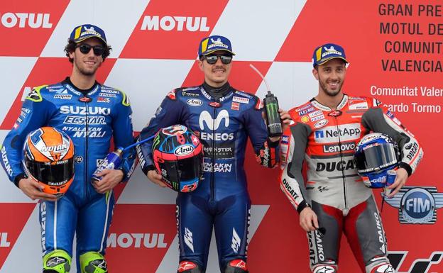 La lluvia prepara un final de año incierto para MotoGP