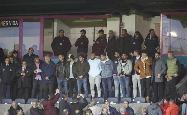 El protagonista del homenaje a la plantilla del ascenso del Salamanca CF fue... Agapito Iglesias