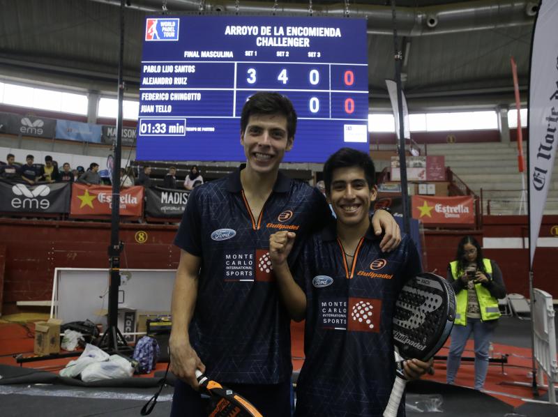 Chingotto-Tello y Brea-Nogueira levantan el título en el Arroyo de la Encomienda Challenger