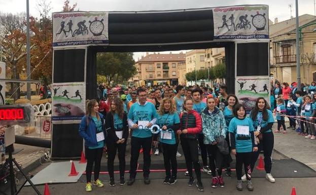 Miróbriga se mueve por la diabetes con récord de participantes en las calles